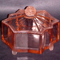 Unknown  "Lotus" Powder or Candy Box
