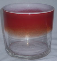 Unknown Art Glass Ice Tub