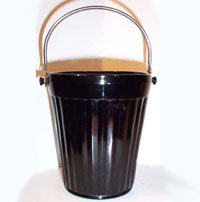 Unknown Depression Glass Ice Bucket