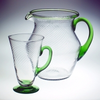 Unknown Beverage Set w/ Spiral Optic