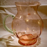 Unknown Bi-Color Jug w/ Swirl Optic