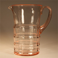 Unknown Tiered Pink Jug