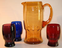 Unknown Pitcher and Tumblers