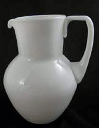 Unknown Opaque White Pitcher