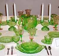 Indiana's Avocado Table Setting