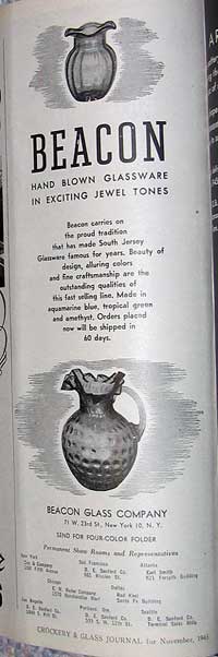Beacon Glass Co. Ad