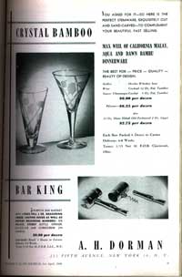 Bamboo (Bambu) Glass Advertisement