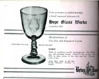 Hope Glass Works 'Betsy Ross'