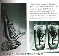 Silverbrook Art Glass Co. Sailfish