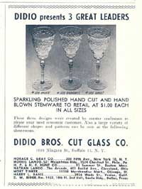 DiDio Bros. Cut Glass Co. Ad