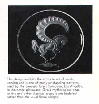 Emerald Glass Company Ad