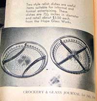 Hope Glass Works Relish Ad