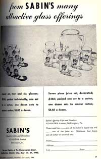 Sabin's Ad