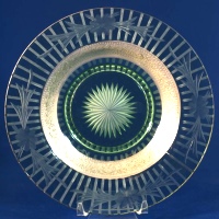 Unknown Green Bowl w/ Unknown Decoration