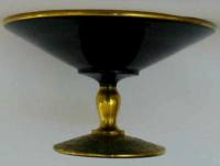 Unknown Compote w/ Gold Decoration