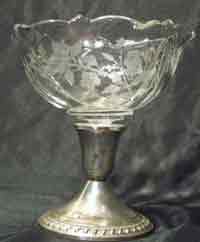 Unknown Compote with Sterling Base