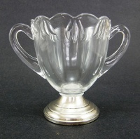 Unknown Cream & Sugar w/ Sterling Base