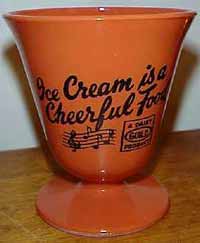 Hazel-Atlas Platonite Ice Cream Dish