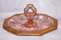 Cambridge # 861 Decagon Center Handled Relish