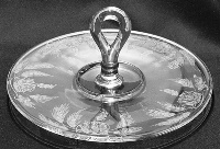 Cambridge #1917/361 Center Handled Server with Etch #2010