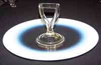 Central #1435 Opalescent Center Handled Server