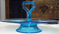 Davies Footed Center Handled Server