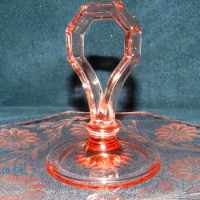 Duncan & Miller #  91 Center Handled Server w/ Hughes Cornflower Cutting