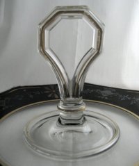Duncan & Miller #  38 Octagon Center Handled Server