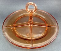 Heisey #1184 Yeoman 3 Part Center Handled Server
