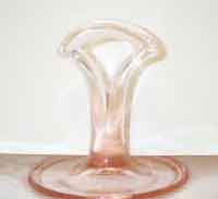 Paden City # 700 Simplicity Oval Center Handle Serverw/ Unknown Cutting