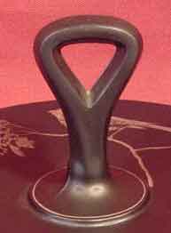 Tiffin #  179 Center Handle Server with Tropical Decoration