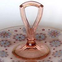 Westmoreland #1849 Center Handled Server w/ Unknown Decoration