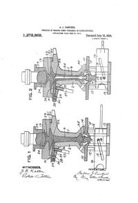 Heisey #  21 Aristocrat Electro-Portable Candlestick Patent 1272862-1