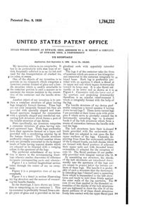 Heisey # 500 Octagon Ice Bucket Patent 1784232-2
