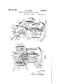 Heisey # 19 Flower Frog Patent 1960729-1 Heisey # 19 Flower Frog Patent 1960729-1