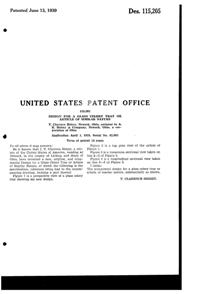 Heisey #1503 Crystolite Celery Tray Design Patent D115205-2