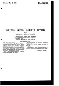 Heisey #1522 Standing Colt Design Patent D127473-2
