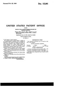 Heisey #1503 Crystolite Candlestick Design Patent D152805-2