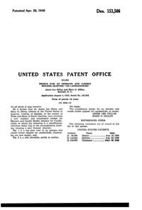 Heisey # 341 Old Williamsburg Epergne Adapter Design Patent D153506-2