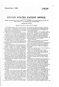 Reiner Products Shaker Top Patent 1742320-2