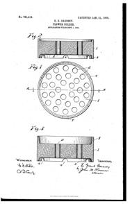 Japana Specialty Flower Frog Patent  781414-1