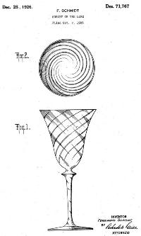 Schmidt Garda Spiral Optic Goblet D 71767-1