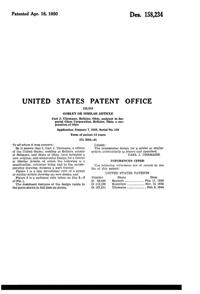 Imperial # 400 Candlewick Goblet Design Patent D158234-2