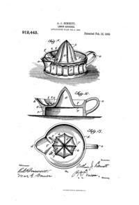 Cambridge #2674 Reamer Patent  912443-1