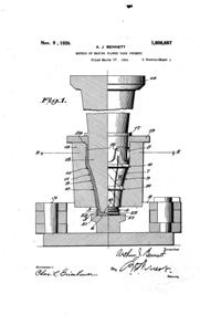 Cambridge Flower Frog Insert Patent 1606687-1
