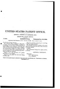Cambridge Goblet Design Patent D 52693-2
