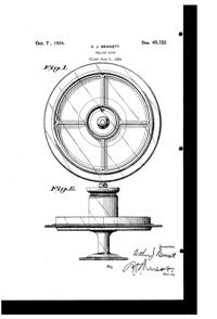 Cambridge # 328 Center Handled Relish Design Patent D 65722-1 Cambridge # 328 Center Handled Relish Design Patent D 65722-1