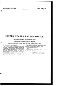 Cambridge # 500 Honeycomb Bowl Design Patent D 66825-2 Cambridge # 500 Honeycomb Bowl Design Patent D 66825-2