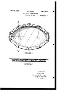 Cambridge Tray Design Patent D 79725-1