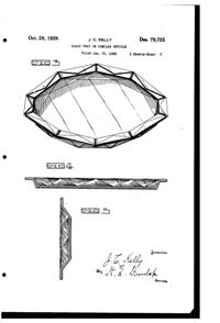 Cambridge Tray Design Patent D 79725-2